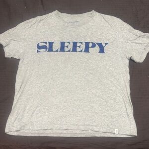 Sleepy Jone Logo T-Shirt Size Large EUC